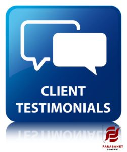 نظرات مشتریان راضی (Testimonials)